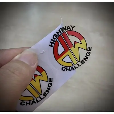 3M Sticker🔥 highway challenge transperent [dapat 2pcs]TERMURAH