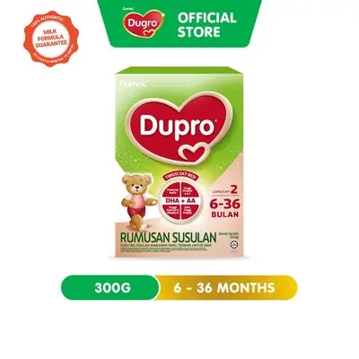[Exp 14 Jul 2027 &/ Later] Dumex Dupro Step 2 Follow-on Milk Formula 6-36 months (300g) (Susu, Milk Powder, ??)