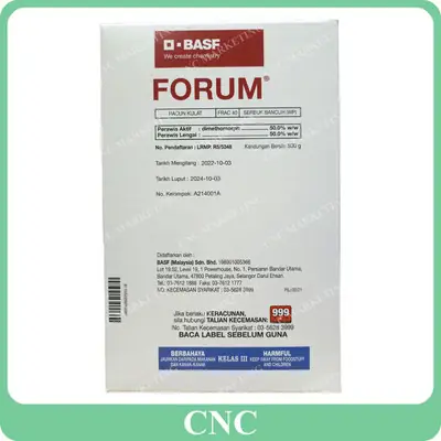 500GM Forum BASF Dimethomorph 50% Racun Kulat Fungicide Canker Kanker Batang Durian Abado Hawar Phytopthora Blight