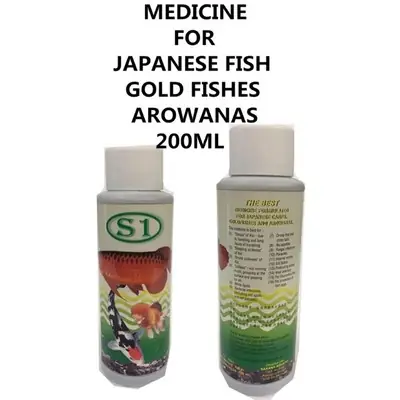 S1 FISH CARE SPECIALIST MEDICINE FOR FISHES 200ML ubat ikan arowana flowerhorn koi fish red parrot fish medicine XHDC