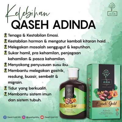 🔥(Best Buy)🔥 ADINDA QASEH GOLD (WANITA)