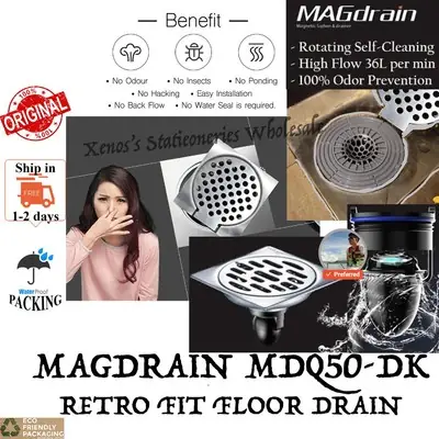 MAGDRAIN MDQ50-DK RETRO FIT FITTING FOR 4"X4" / 6"X6" FLOOR TRAP / FLOOR DRAIN (READY STOCK / 100% ORIGINAL)