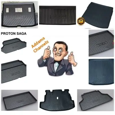 CAR BOOT BONNET RUBBER TRAY - PELAPIK GETAH BONET BELAKANG KERETA ARUZ AXIA ALZA GEN2 IRIZ X50 WAJA SAGA CITY CRV BRV
