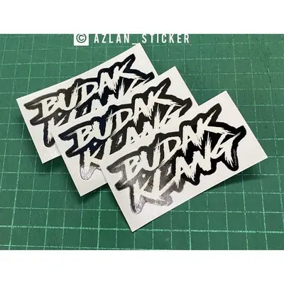 BUDAK KLANG - Sticker Print - Ready Stock!
