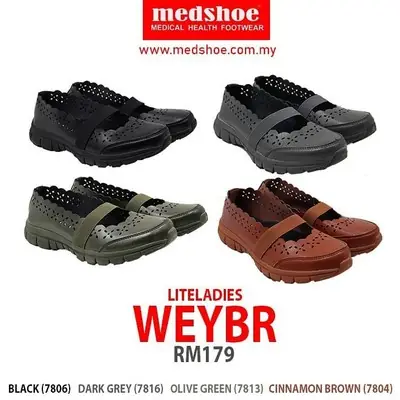 [READY STOCK] WEYBR (LITELADIES) MEDSHOE Shoes Kasut Wanita Perempuan Kasut Kesihatan Medical (NEW ARRIVAL!!)