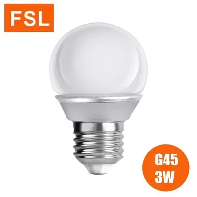 FSL G45 3W E14 or E27 LED Bulb