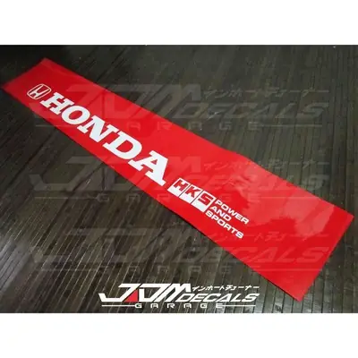Honda HKS Windshield Banner Sticker