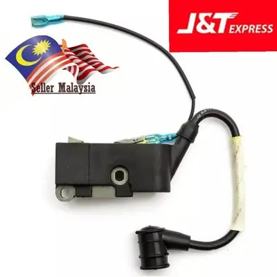 Spark plug koil api mesin nebang gaji ignition coil chainsaw sthll still hanz china chenso 4500 5200