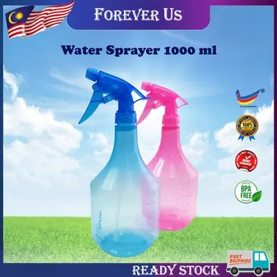 Water Sprayer 1000ml / Botol Penyembur Air - BPA free (PP) Polypropylene Materials