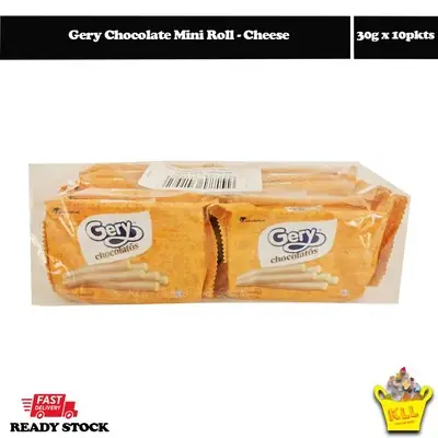 Gery Chocolate Mini Roll 30g x 10pkts