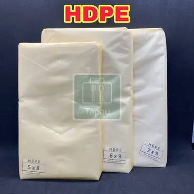 TAPAU - HM Plastik Bag [ 400gm± ] HDPE / Bungkus /  (Food/Vegetable/Meat) Disposable Food Packaging Plastic Bag