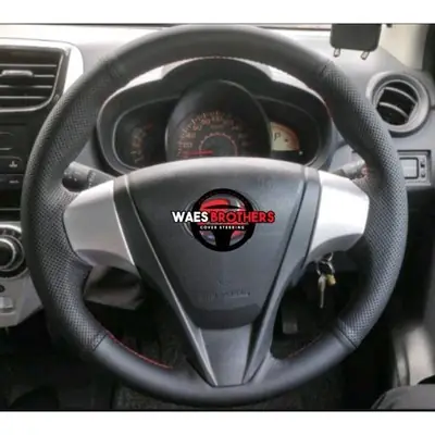Pembalut Stereng/ Steering Wheel Cover Perodua Axia/Bezza