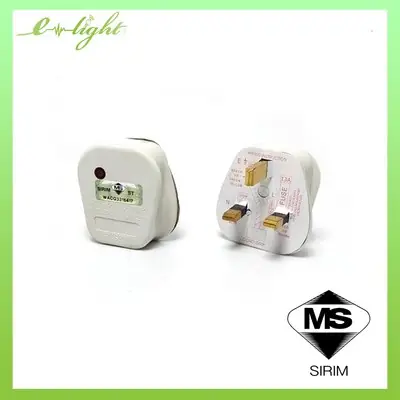 DLX 13AMP PLUG TOP W/NEON (SIRIM) / Kepala Plug Elektrik