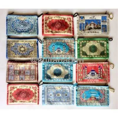 Typical Turkish Arabic wallet M size 16x10cm (souvenir) by Umrah Hajj