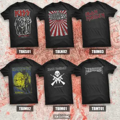 Baju Iron Maiden Band 3 Suku