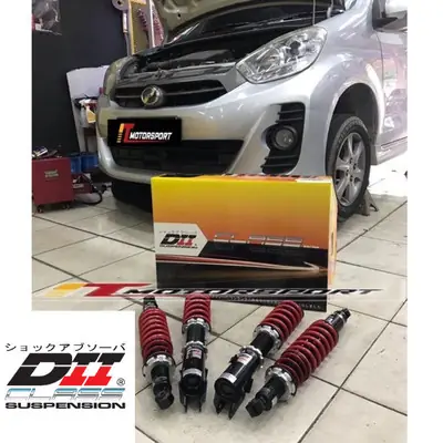 Adjustable Myvi 03-16 Viva (SD) (100% Serviceable) Adjustable DII High-Low Bodyshift W/ Helper Spring