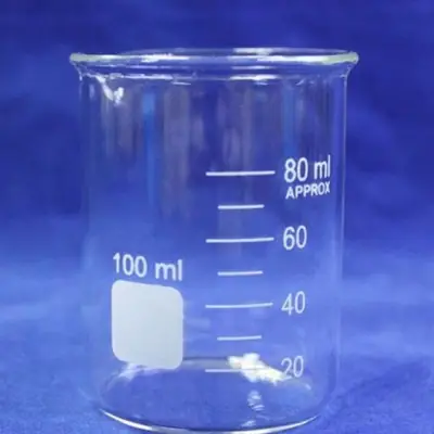 Glass Beaker Bikar Kaca Borosillicate  Laboratory Measuring Glass (25ml-1000ml)
