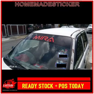 Sticker Winscreen Daihatsu MIRA 1 Pcs