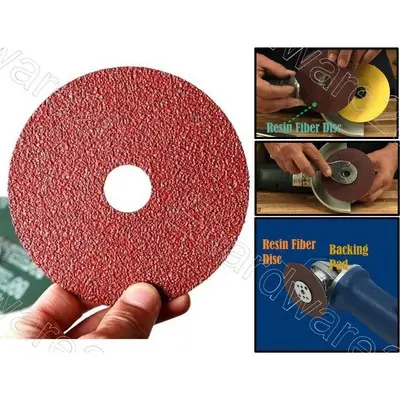 Fiber Sanding Disc 4" (100mm) / Mata Grinder Kertas Pasir 1 keping