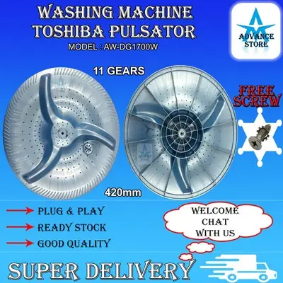 Washing Machine Toshiba Pulsator AW-DC1700W AW-DC1500W AW-DC1300W AW-ME1150G AW-DG1500W AW-DG1600W AW-DG1700W