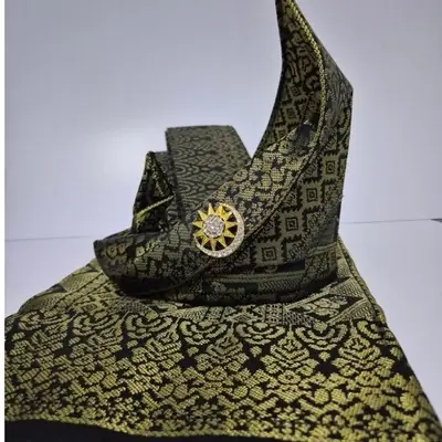 set tanjak songket/tengkolok pengantin/ jebat derhaka/destar