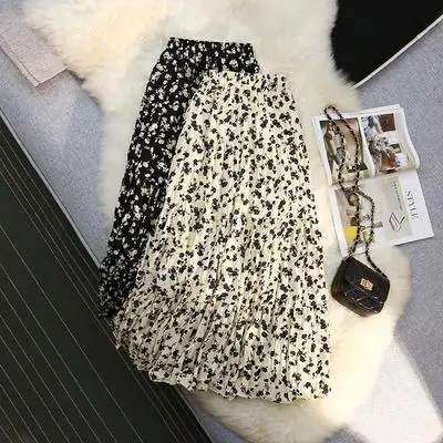 Skirt Kembang Bunga Vintage Tema Retro 60AN 70AN Pop Yeh Yeh Pramlee Saloma Skirt Labuh Skirt