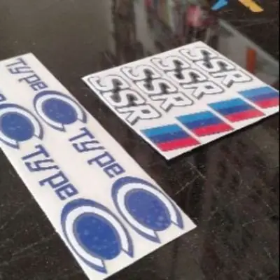 Sticker sport rim SSR type c
