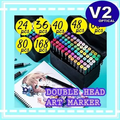 24/36/40/48/60/80/168pcs Touch Colours Graphic Art Twin Tip Marker Pen Set Color Dual Head Drawing Copic Brush Pen