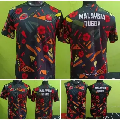💥(Hot Item)💥 T.SHIRT RUGBY MALAYSIA RUGBY/BAJU MALAYSIA/BAJU RAGBI