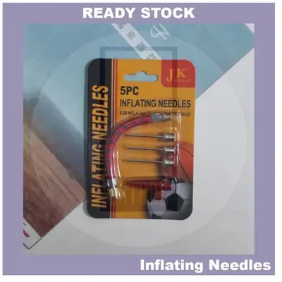 Jarum Angin Bola 5PCS - Pin Pam Bola Stainless Steel Untuk Bola Sepak Bola Keranjang Bola Tampar Universal 1.5”