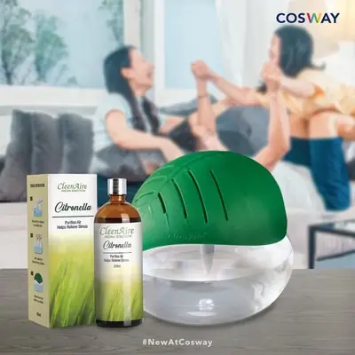 Cosway CleenAire Aroma Solution - Lavender / Citronella /  Eucalyptus (200 ml) - RA0901A/.RA0901B/ RA0901C
