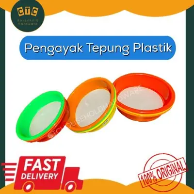 Pengayak Tepung Plastik / Penapis Tepung / Ayak Tepung / Flour Strainer Flour Sieve / Tapis