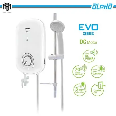 Alpha EVO i Instant Water Heater - DC Pump (Ivory White)