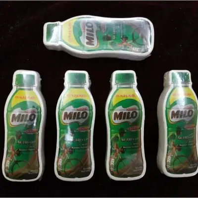 Original Nestle MILO Vacuum Pack Towel for Collectibles(1pc)/ Tuala Mampat Nestle MILO ( Botol)