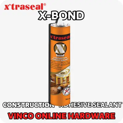 X'TRASEAL X-BOND CONSTRUCTION ADHESIVE SILICONE SEALANT 300ML