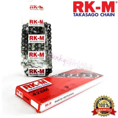 RKM MOTORCYCLE CHAIN 428 / 420 RANTAI MOTOSIKAL RANTAI 100% ORIGINAL RKM