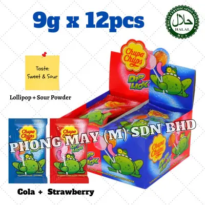 CHUPA CHUPS DIP & LICK [9G*12PCS]