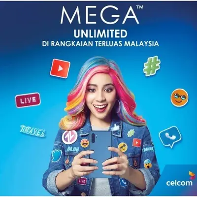 Celcom Postpaid Mega Unlimited - MNP