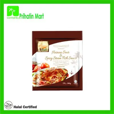 MYKUALI Instant Hainan Sour and Spicy Paste 200gm /Pes Segera Masam Pedas Hainan MyKuali 200gm / Halal / Santanku Shop