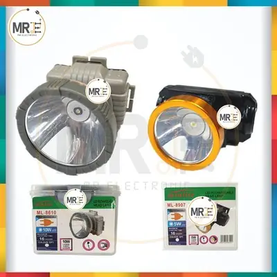 MINLITE Rechargeable LED Head Lamp (ML-8610 10W) / (ML-8907 5W)