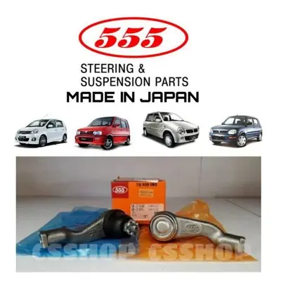 555 original perodua kancil kenari kelisa viva tie rod end set 555 made in japan