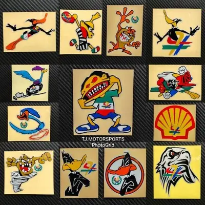 Stiker Benetton Pangkah Gigi Helang Itik Terbang High Fly Road Runner Champion Sonic Tazmania Ride Shell Yamaha Motor
