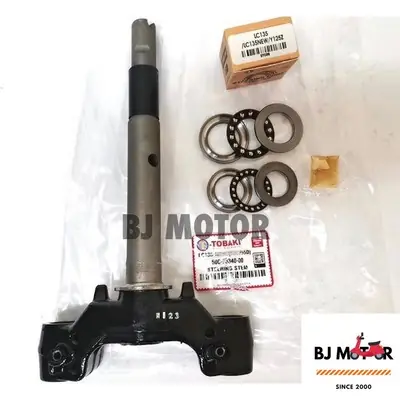 YAMAHA LC135 V2 V3 V4 V5 V6 NEW (55C/55D)  STEERING HANDLE STEM FORK T UNDER BRACKET COUNTER SHAFT 100% ORIGINAL TOBAKI