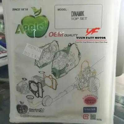 TOP SET GASIKET DINAMIK KAWASAKI KRZ 150 ZXR 150 RR C70 ICON TOPSET GASKET OEM QUALITY HEAD BLOCK HONDA MODENAS COPPER