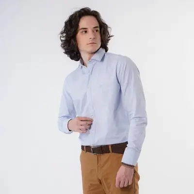 Sacoor Outlet Men's Casual Slim Fit Shirt S17M05U88