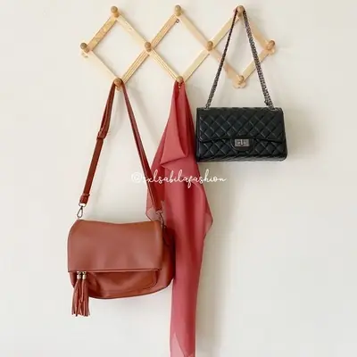penyangkut kayu tudung, baju, beg / hang wall home deco Penyangkut kain Serbaguna /Pakaian Tudung Seluar Beg Tuala Bilik