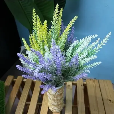 READY STOCK,Lavender artificial leaf small deco for gubahan hantaran