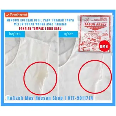 [HOT SALE] PENCUCI KOTORAN DEGIL PADA PAKAIAN TANPA MELUNTURKAN WARNA ASAL
