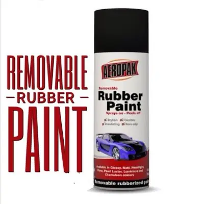 Aeropak Removable Rubber Paint Spray Cat Getah Boleh Tanggal