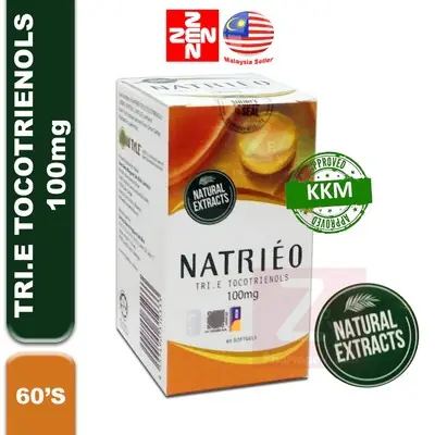 Natrieo Tri.E (Vitamin E) Tocotrienols 100mg 60's